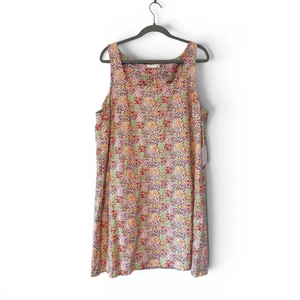 LC Lauren Conrad Floral Sleeveless Shift Mini Dress